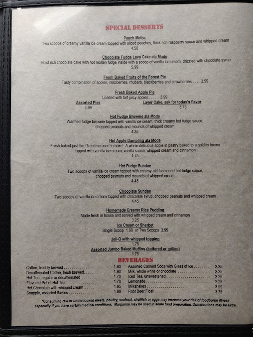 Menu Gourmet Family Restaurant - 3