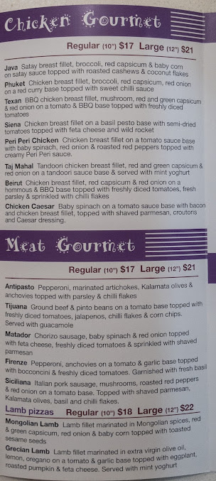 Menu Gourmet Pizza Pantry - 0