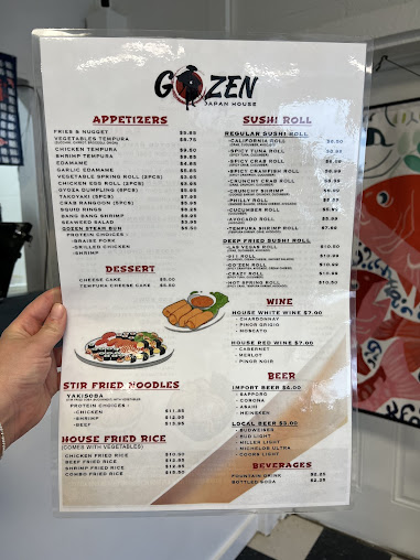 Menu Gozen Japan House Hot Springs - 5
