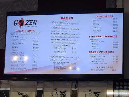 Menu Gozen Japan House Hot Springs - 7
