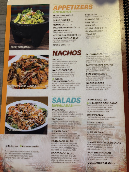 Menu Gran Rodeo Mexican Bar Grill - 7