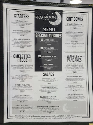 Menu Gray Moon Breakfast And Brunch - 2