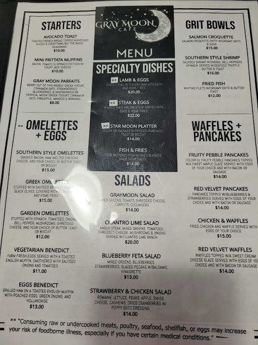 Menu Gray Moon Breakfast And Brunch - 6