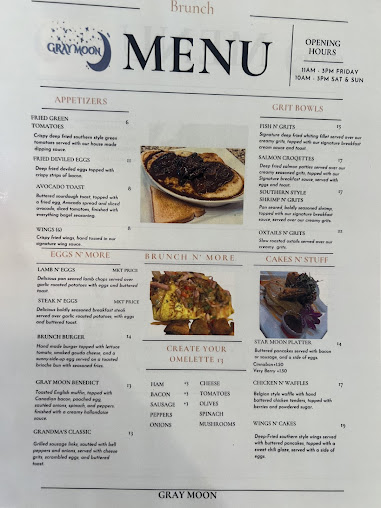 Menu Gray Moon Breakfast And Brunch - 9