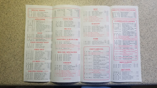 Menu Great China - 2