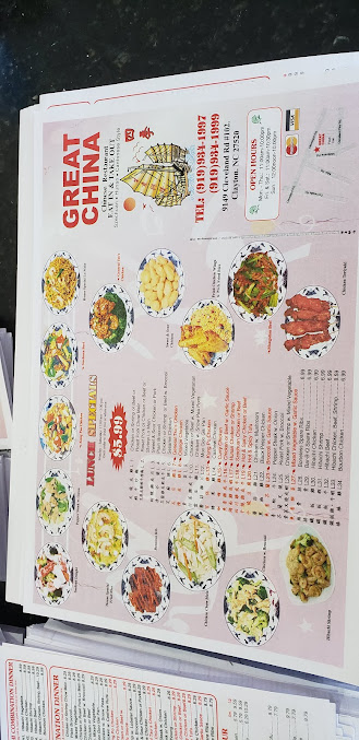 Menu Great China - 7