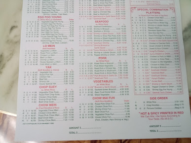 Menu Great Wall Kitchen Dover - 5
