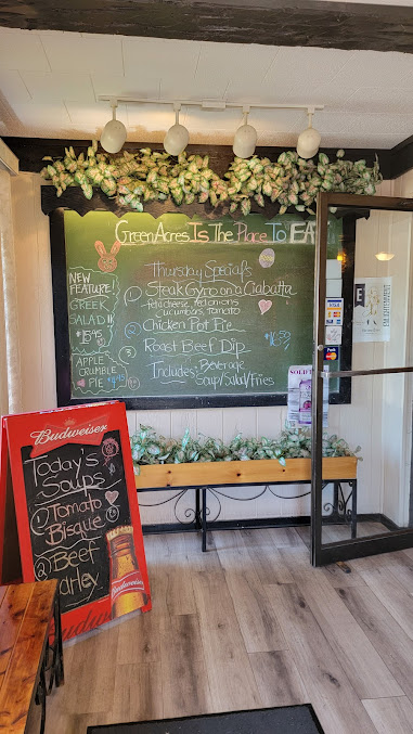 Menu Green Acres Family Restaurant - 2