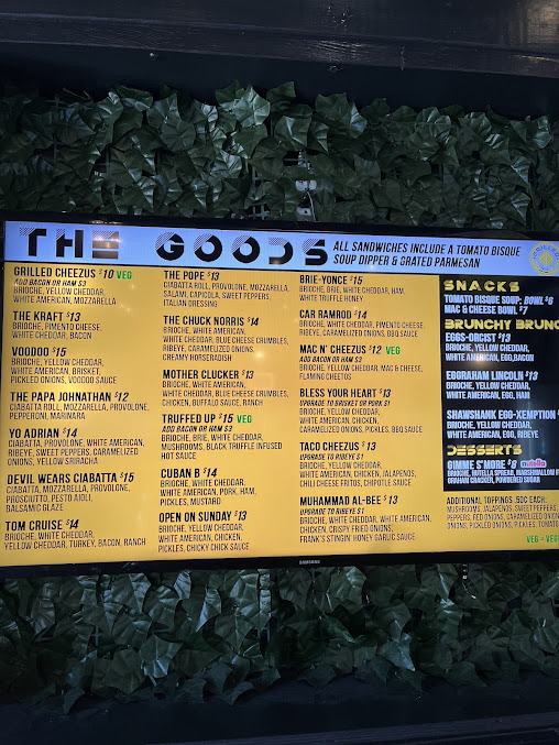 Menu Grilled Cheezus Mills 50 - 0