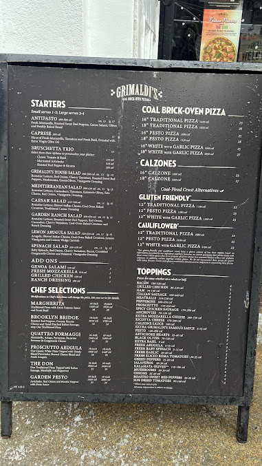 Menu Grimaldi's Pizzeria - 6