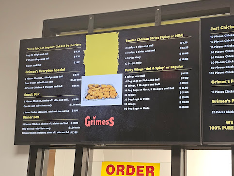 Menu Grimess Fast Food Formerly Richies - 2