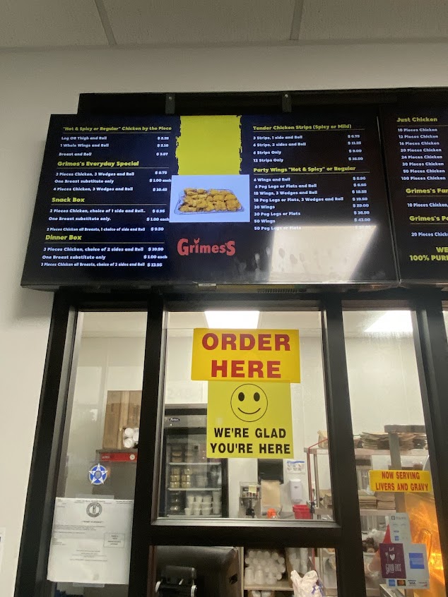 Menu Grimess Fast Food Formerly Richies - 4