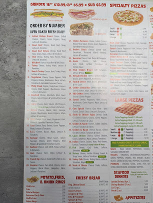 Menu Grinderz Of Hazel Park - 5