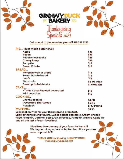Menu Groovy Duck Bakery - 3