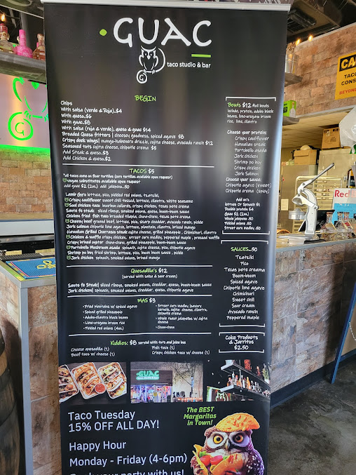 Menu Guac Taco Studio Bar - 0