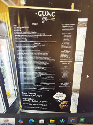 Menu Guac Taco Studio Bar - 2