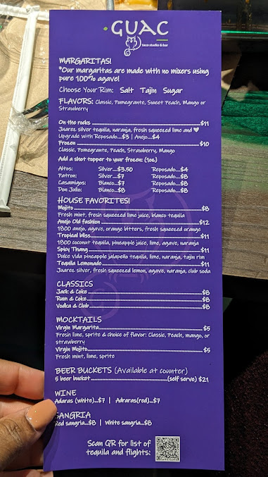 Menu Guac Taco Studio Bar - 5