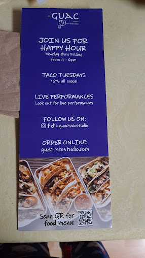 Menu Guac Taco Studio Bar - 8