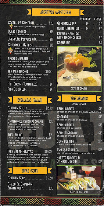 Menu Guadalajara Mexican Restaurant - 2