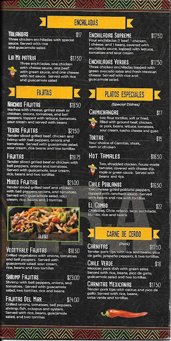 Menu Guadalajara Mexican Restaurant - 6