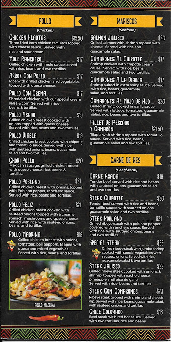 Menu Guadalajara Mexican Restaurant - 7