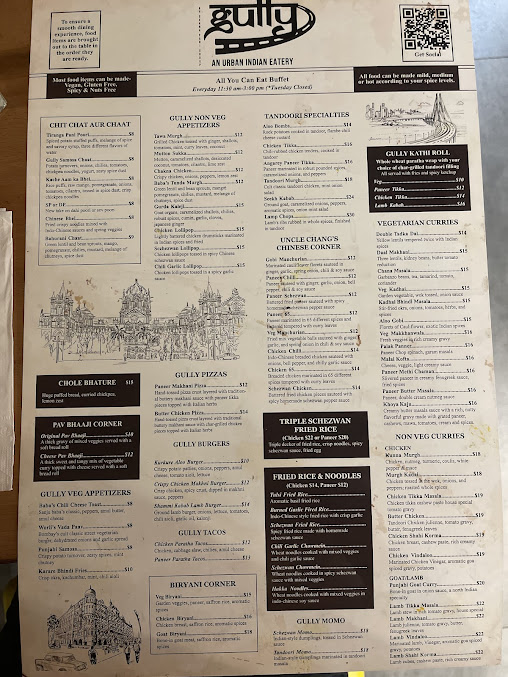 Menu Gully Urban Indian Eatery - 6