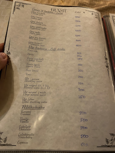 Menu Guvat Bar Restorant - 0