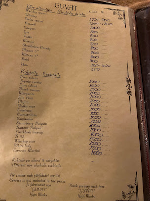 Menu Guvat Bar Restorant - 1