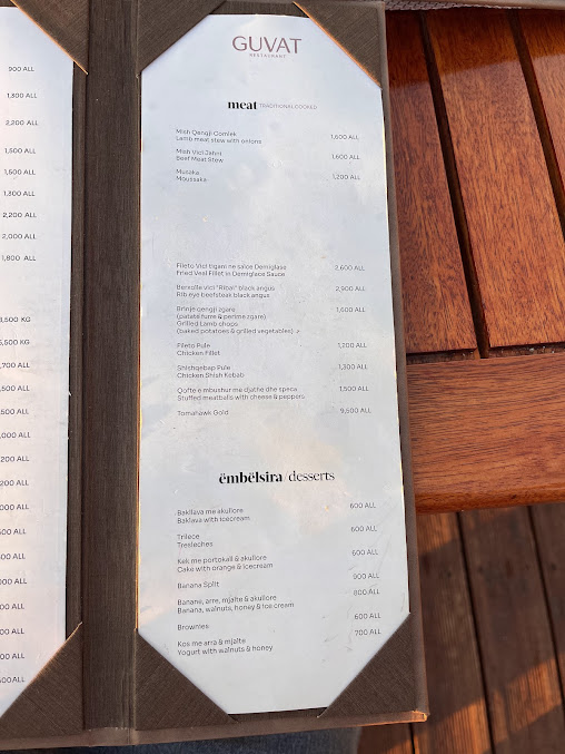 Menu Guvat Bar Restorant - 6