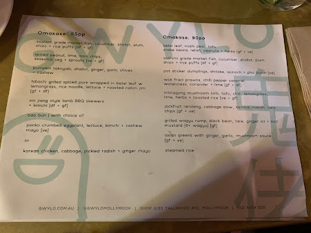 Menu Gwylo - 1