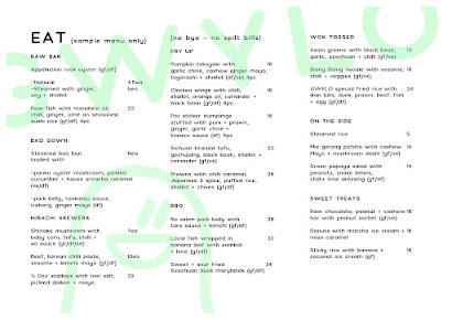 Menu Gwylo - 2