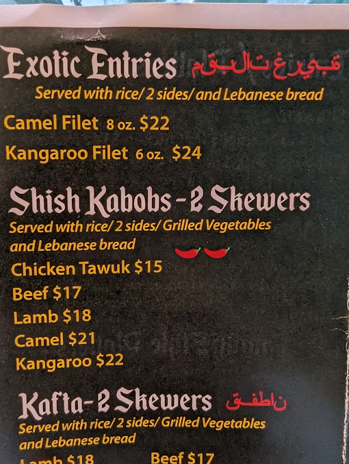Menu Habibi Middle Eastern Coney Curry - 3