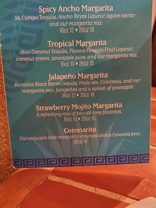 Menu Hacienda San Miguel House Of Tequila - 0