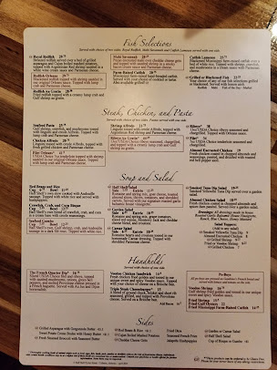 Menu Half Shell Oyster House - 3