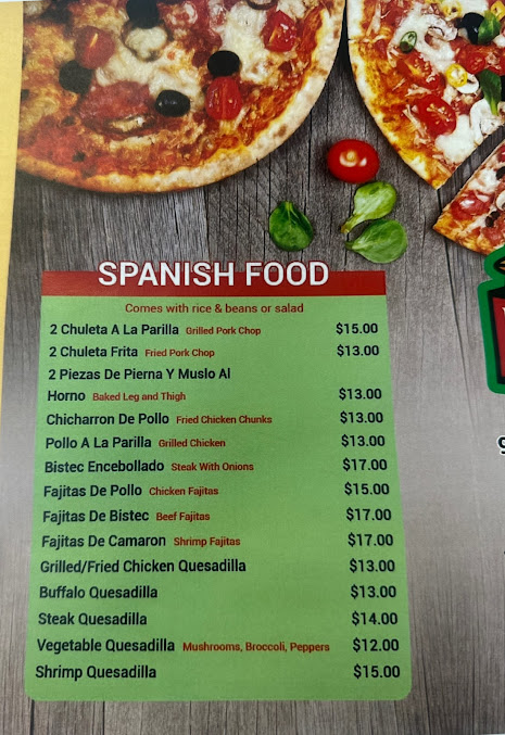 Menu Hamilton Pizza - 2