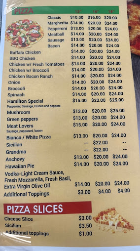 Menu Hamilton Pizza - 3