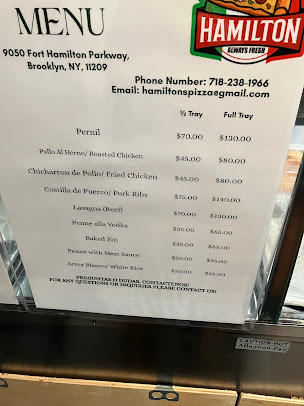 Menu Hamilton Pizza - 4
