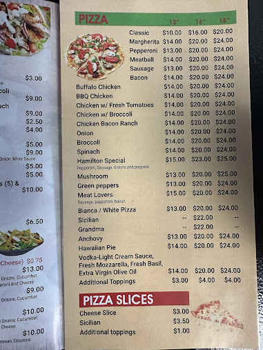 Menu Hamilton Pizza - 5