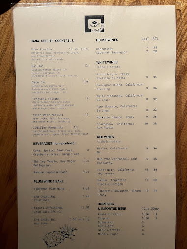 Menu Hana Japan Steak House - 8