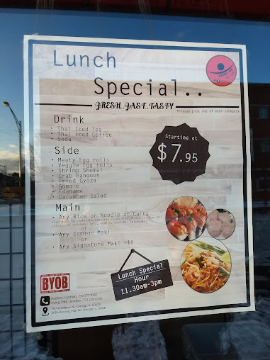 Menu Hands On Thai Sushi Irving Park Rd - 5