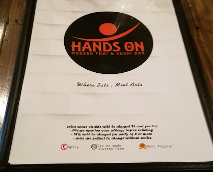 Menu Hands On Thai Sushi Irving Park Rd - 7