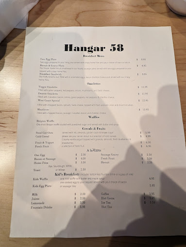 Menu Hangar 58 Sports Bar And Grill - 7