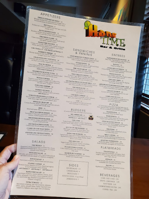 Menu Hangtime Bar And Grille (New Jersey) - 0