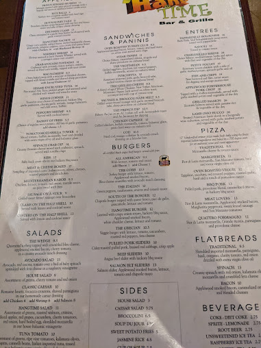 Menu Hangtime Bar And Grille (New Jersey) - 6