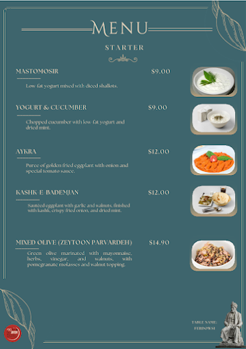 Menu Hani Persian Restaurant - 7