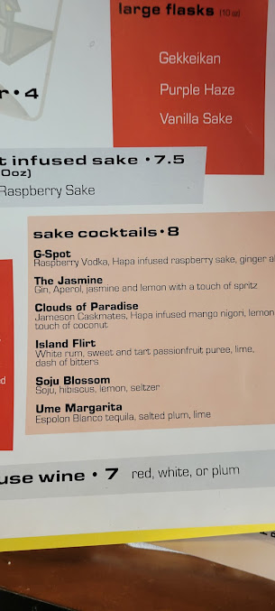 Menu Hapa Sushi Grill And Sake Bar - 9