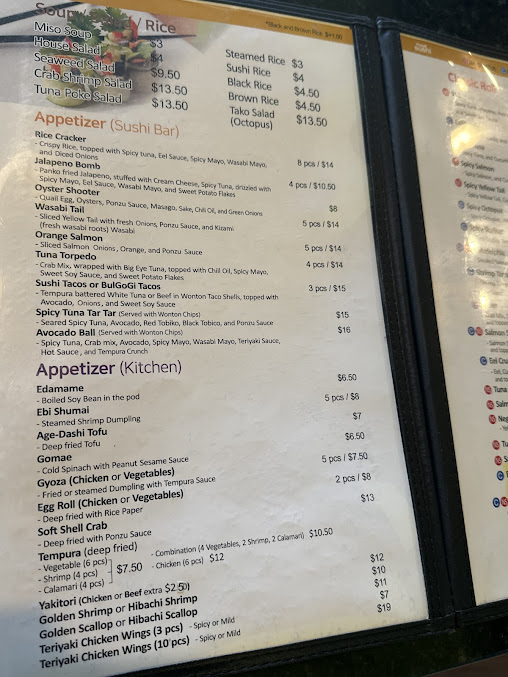 Menu Happi Sushi Japanese Restaurant - 0