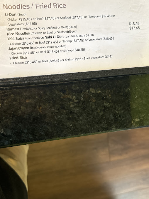 Menu Happi Sushi Japanese Restaurant - 2