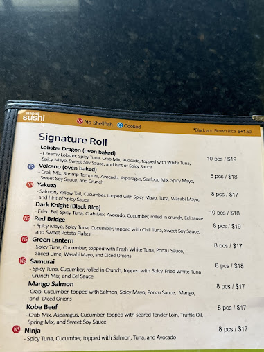 Menu Happi Sushi Japanese Restaurant - 7