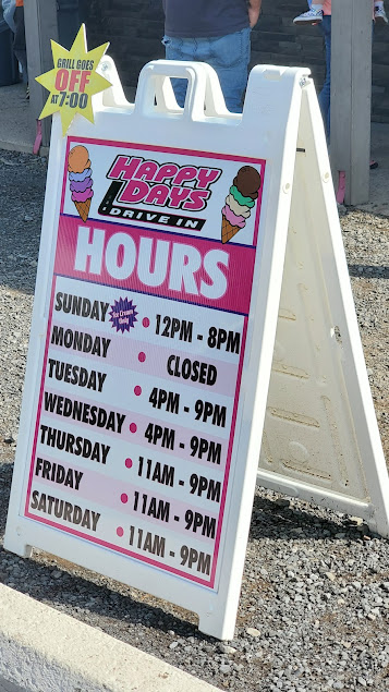 Menu Happy Days Drive In - 8